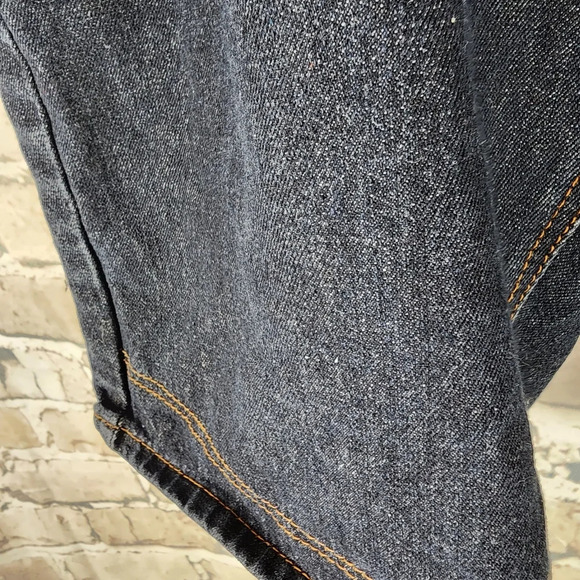 Vintage Mecca Denim Jorts Shorts  Y2K Dark Wash Streetwear Skater Size 38 - Picture 12 of 13